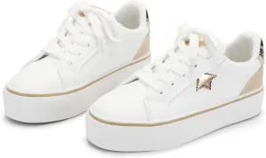 ANTLULU Girls?? Platform Canvas Shoes Low Top and High Top Canvas Sneakers Lace-up Fashion Casual Shoes for Girls