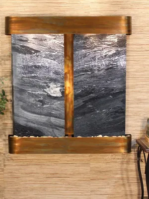 Aspen Falls Black Spider Marble