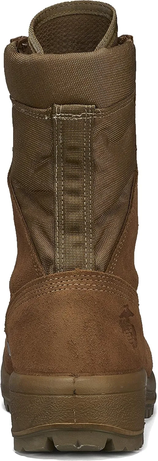 Belleville Arm Your Feet 550 ST 8 Inch Hot Weather Steel Toe Boots (EGA) - Mojave Cattlehide Leather Tactical Boots for Men - Safety Rates for Electrical Hazard Resistance (EH - Mojave