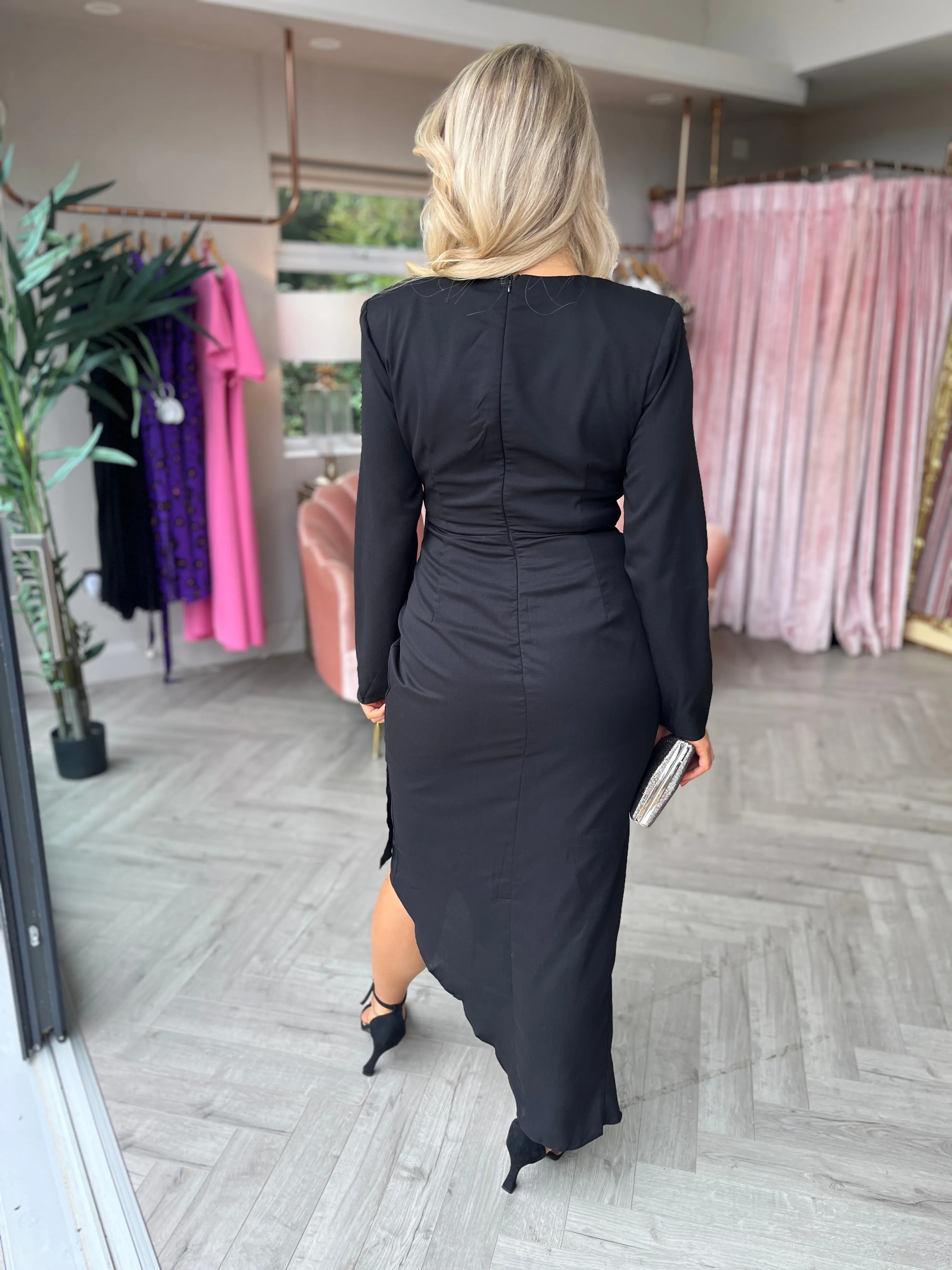 Bria Black Dress