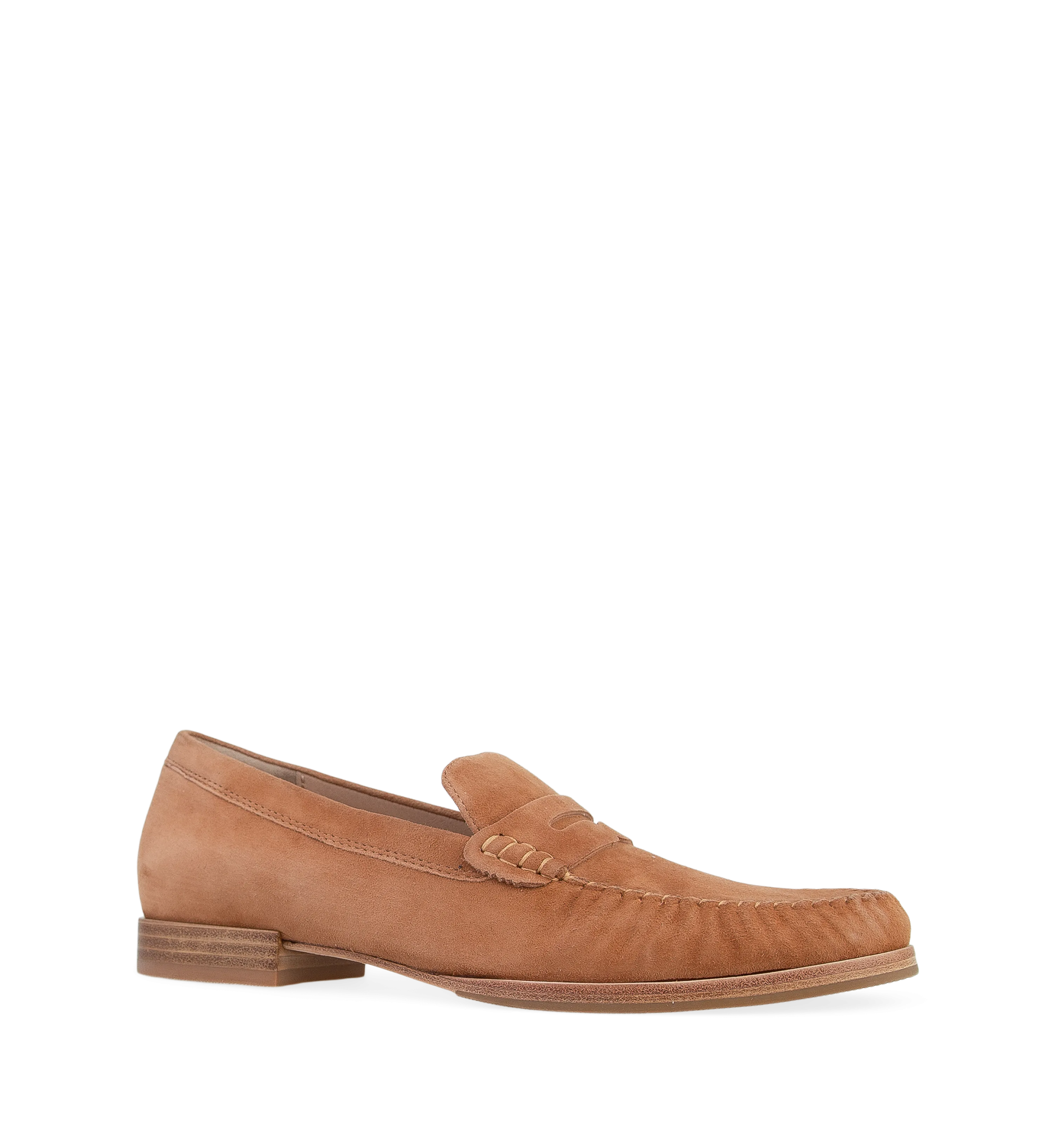 Broadbill Tan Suede Loafers