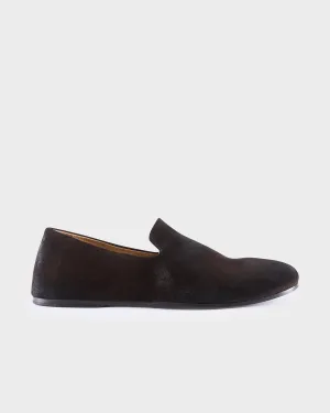 Brown Suede Steccoblocco Slip On Loafers