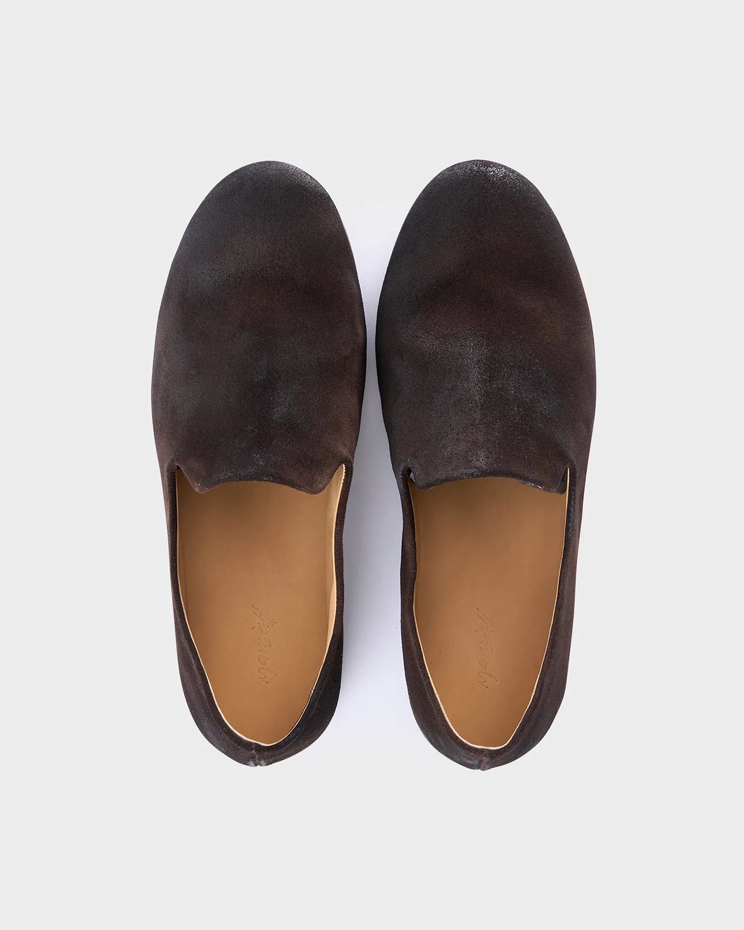 Brown Suede Steccoblocco Slip On Loafers