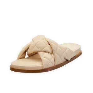 Cecelia New York Ellie Butter Leather Womens Casual Slip On Open Toe Cage Sandal