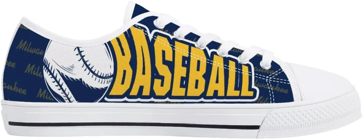 City Custom Low Top Big Logo Canvas Sneakers Shoes Personalized Name Athletic Shoes Fans Gifts for Men Women Younth