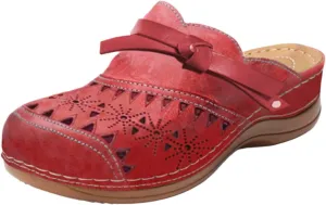 Clogs for Women Closed Toe Slip On Shoes Wide Wedge Sandals Hollow Out Slippers Arch Support Outdoor Beach Slipper Boho Comfortable Platform Outdoor Flats Sandals