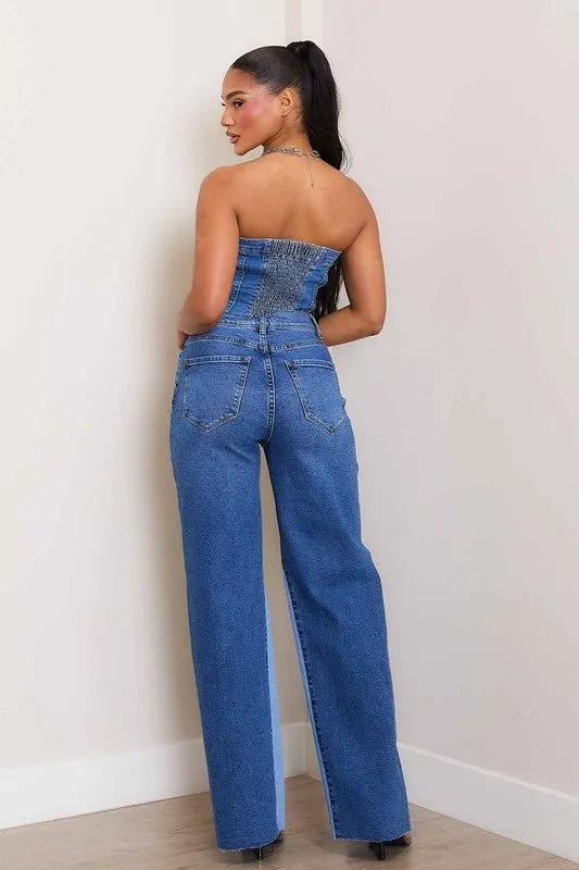 Color Block Jeans
