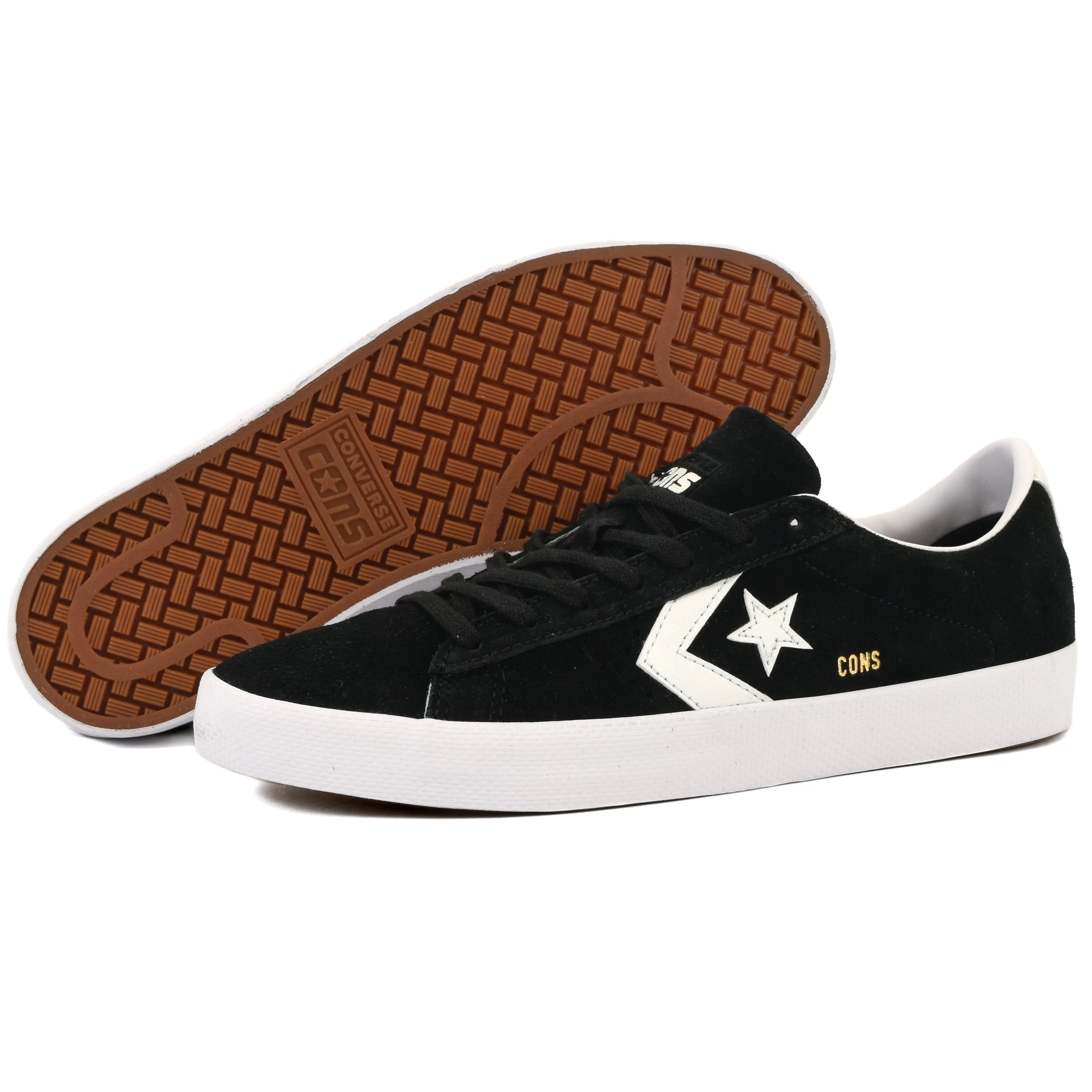 Cons - PL Vulc Pro OX (Black/White)
