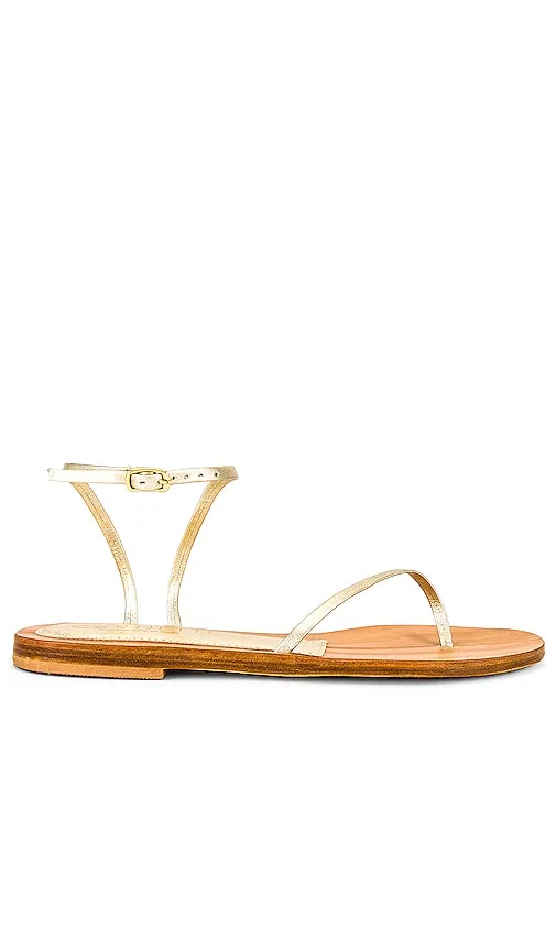 CoRNETTI Goloritze Sandal in Metallic Gold