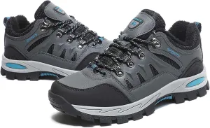Couple Outdoor Walking Boots, Rubber Sole Breathable Mesh Ankle Shoes, Hiking Boots, Anti Slip Hiking Shoes, Muddy Wading Plush Hiking Shoes