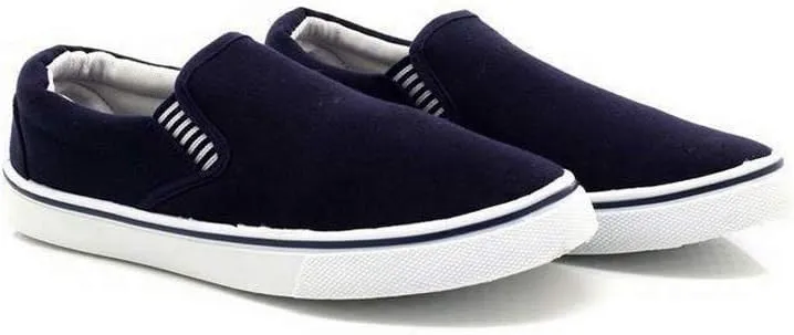 Dek Mens Gusset Casual Canvas Yachting Shoes
