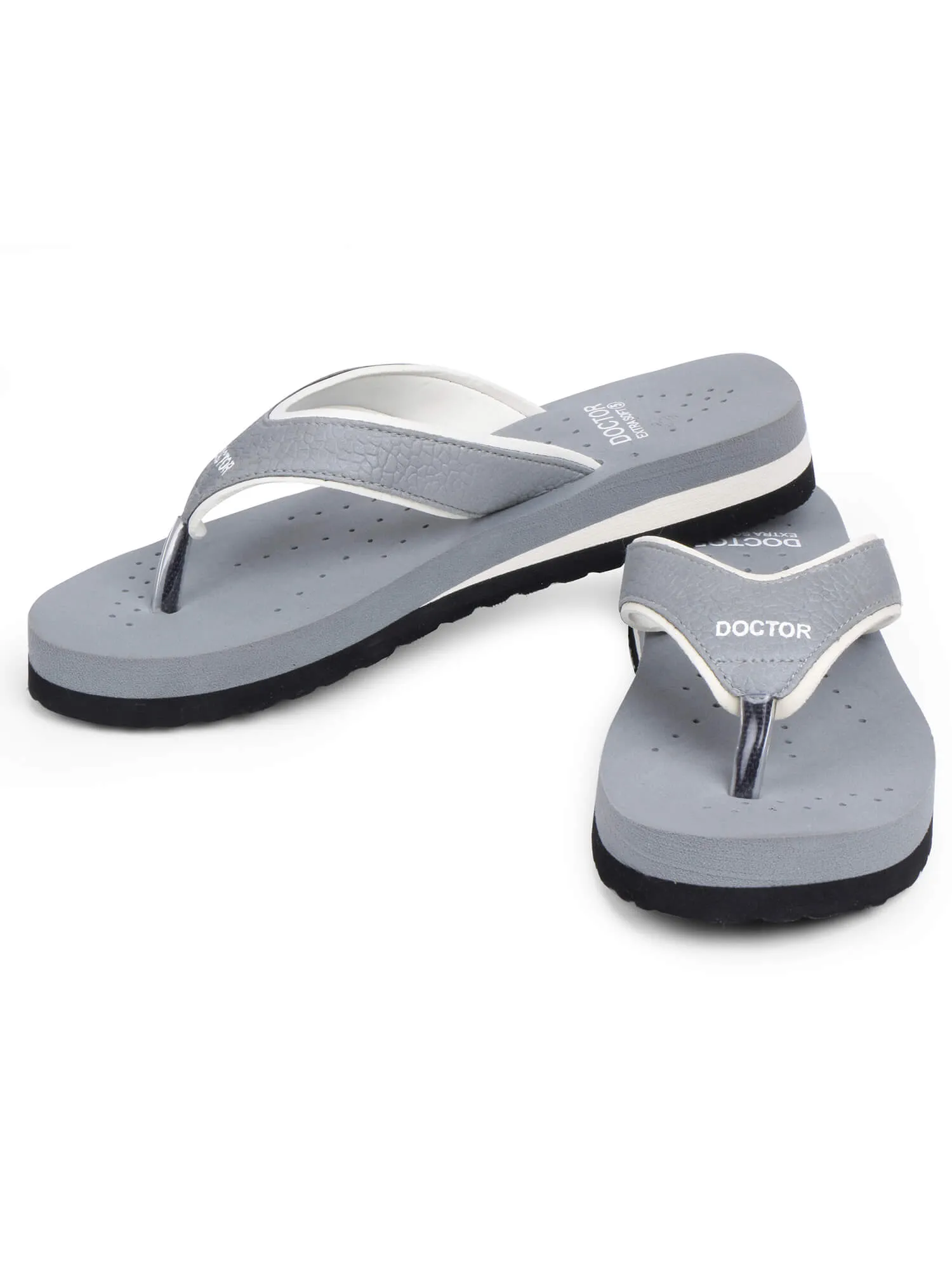 DOCTOR EXTRA SOFT Women's Slippers/Flip-flops OR-D-18 Anti-Skid & Pregnancy, House Slippers