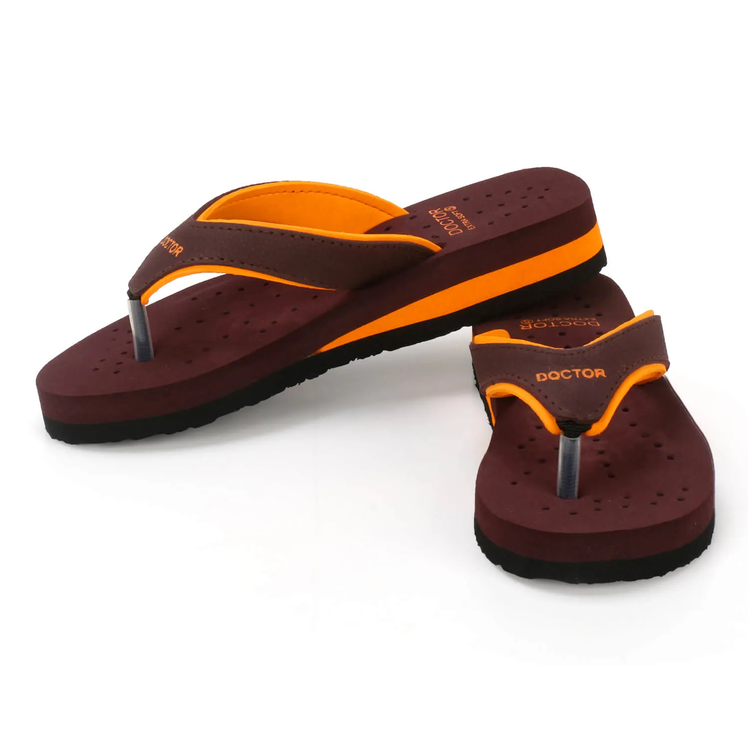 DOCTOR EXTRA SOFT Women's Slippers/Flip-flops OR-D-18 Anti-Skid & Pregnancy, House Slippers