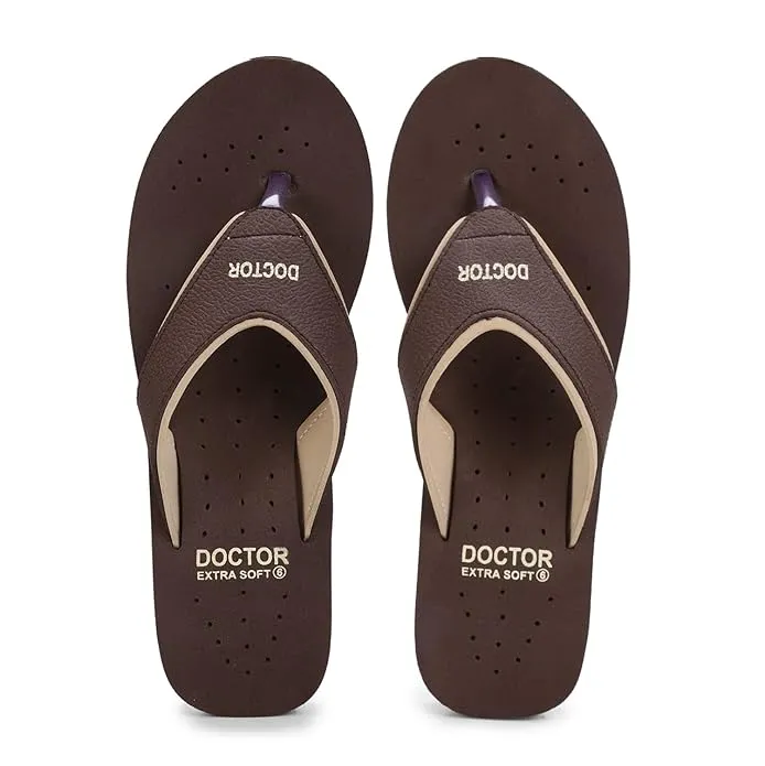 DOCTOR EXTRA SOFT Women's Slippers/Flip-flops OR-D-18 Anti-Skid & Pregnancy, House Slippers