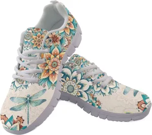 Doojoayie Trendy Womens Athletic Shoes Wide Width Running Shoes for Young Adult