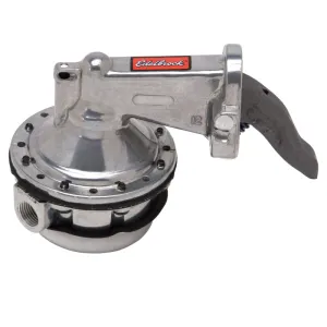 Edelbrock Performer RPM Mechanical Fuel Pump - 110 gph at 6 psi - 3/8 in NPT Female Inlet / Outlet - Polished - Gas - Mopar B / RB-Series / 426 Hemi