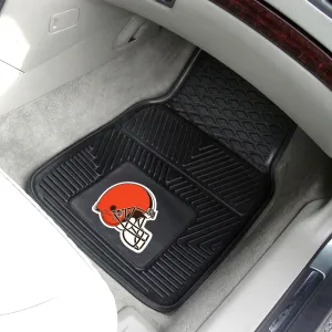 Fanmats Cleveland Browns Heavy Duty Car Mat Set - 2 Pieces
