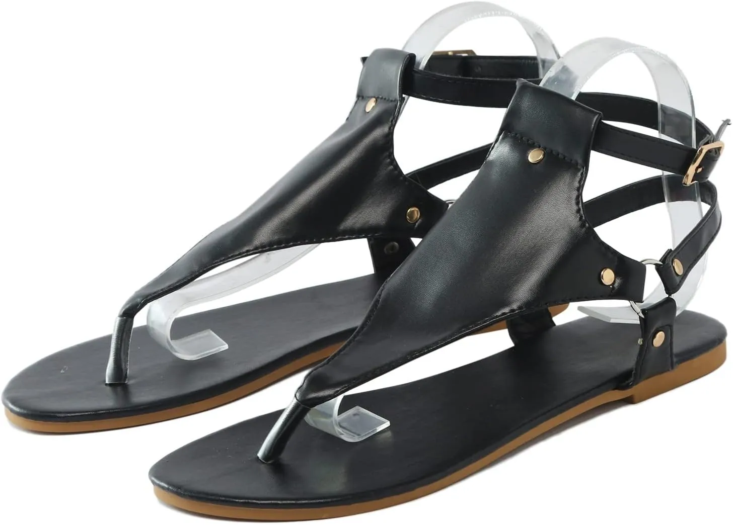 Flip Flops for Women Travel Bohemia Sandals Summer Beach Sandals Dressy Elastic Ankle Strap Sandals Walking Shoes