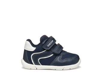 Geox Zapito B556CA Boys Navy White Velcro Tainers