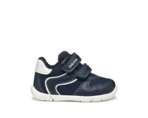 Geox Zapito B556CA Boys Navy White Velcro Tainers