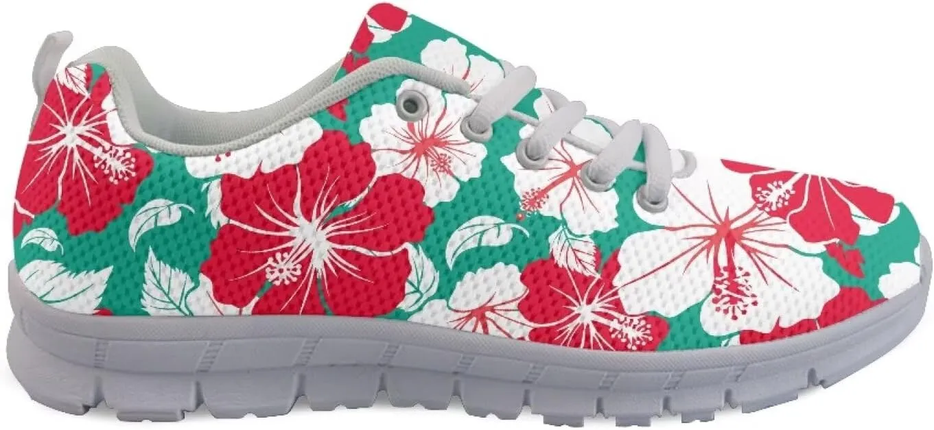 GIFTPUZZ Men's Sneakers Tropical Women's Athletic Shoes Men's Shoes Breathable Sneakers with Breathable Mesh