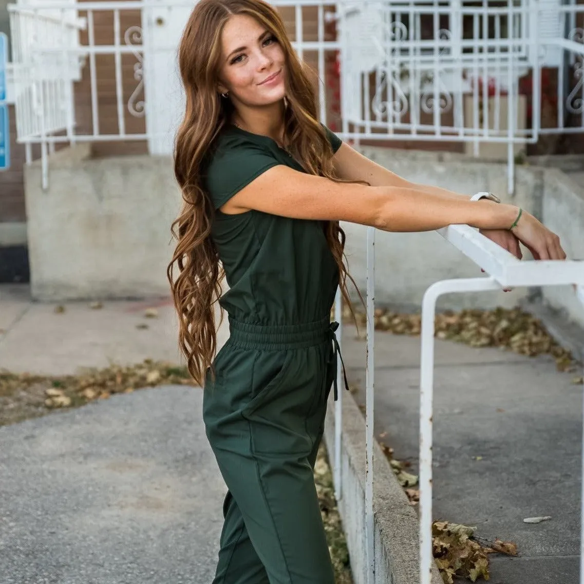 Girls Jumpsuit “Green Canyon”