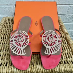 Hermes Elbe Chèvre  Papaye size 38