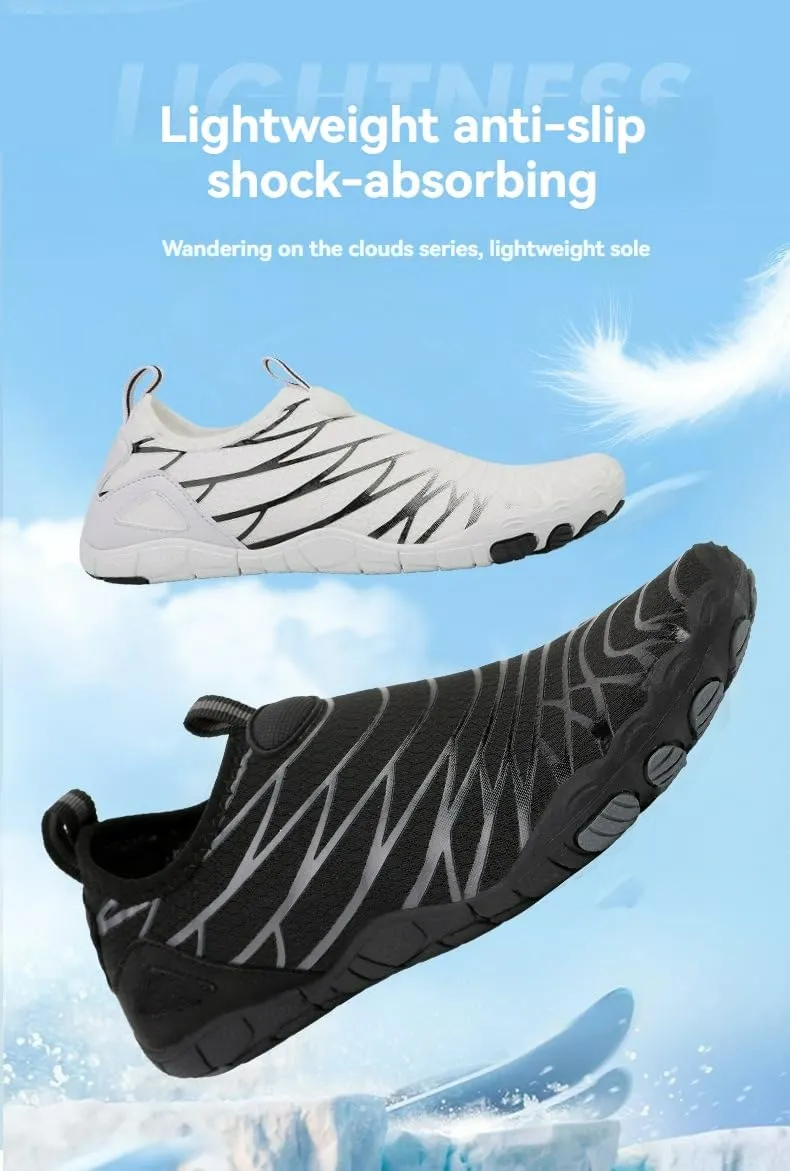 Hike Barefoot Shoes for Women Men Footwear Barefoot Shoes with Wide Toe Box Waterproof Trail Running Shoes Healthy & Non-Slip Breathable Walking Hiking Shoes