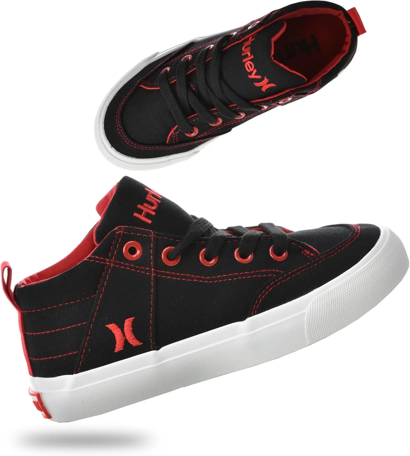 Hurley Roddy Kids High Top Skateboard Sneakers, Sports Shoes for Boys and Girls