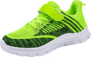 IWIHMIV Kids Tennis Running Shoes Athletic Lightweight Sports Lightweight Walking Shoes for Boys Girls