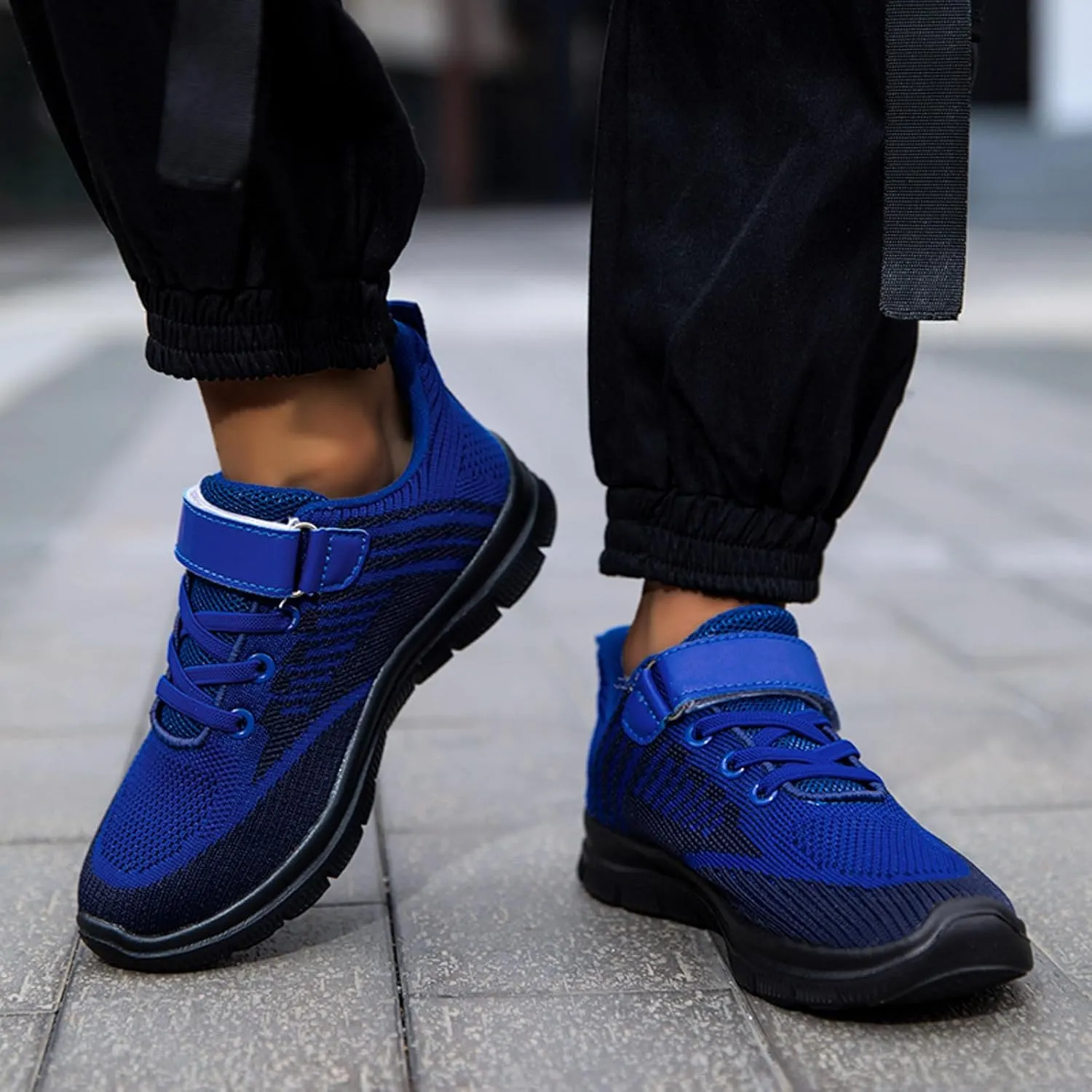 IWIHMIV Kids Tennis Running Shoes Athletic Lightweight Sports Lightweight Walking Shoes for Boys Girls