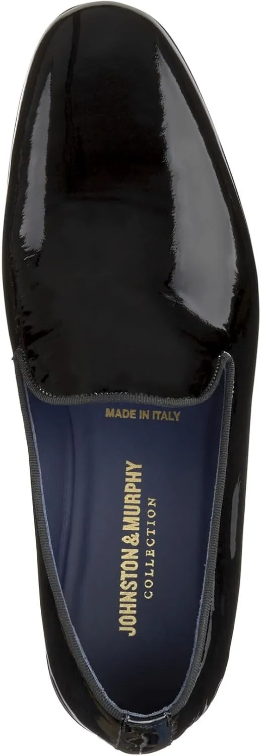 Johnston & Murphy Men??s Kinser Slip On Shoe ?C Men's Dress Shoes, Dress Shoes for Men, Italian Leather Shoes, Men??s Work Shoes, Cushioned Footbed & Leather Sole