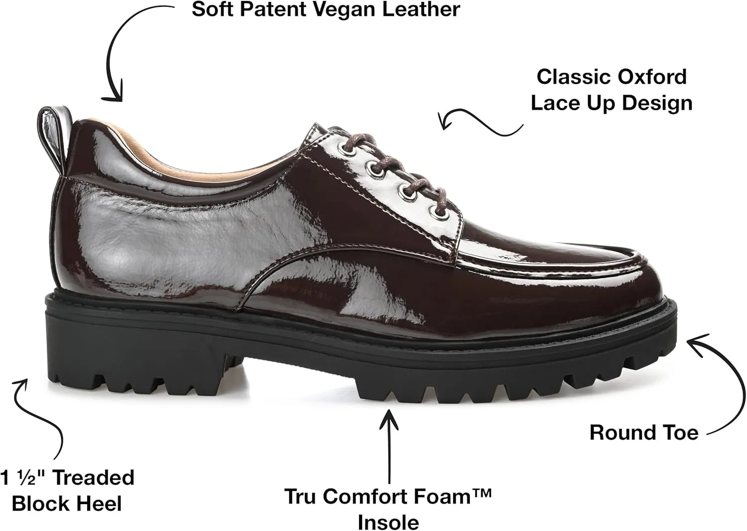 Journee Women's Comfort Foam Zina Oxford