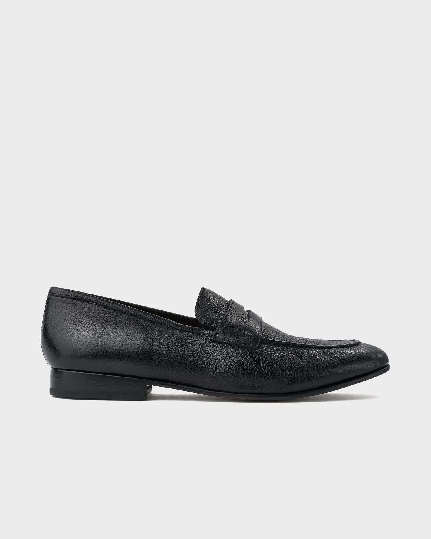 Ledley Black Deerskin Leather