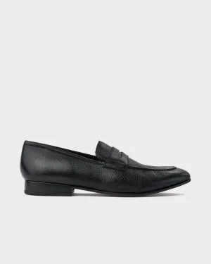 Ledley Black Deerskin Leather