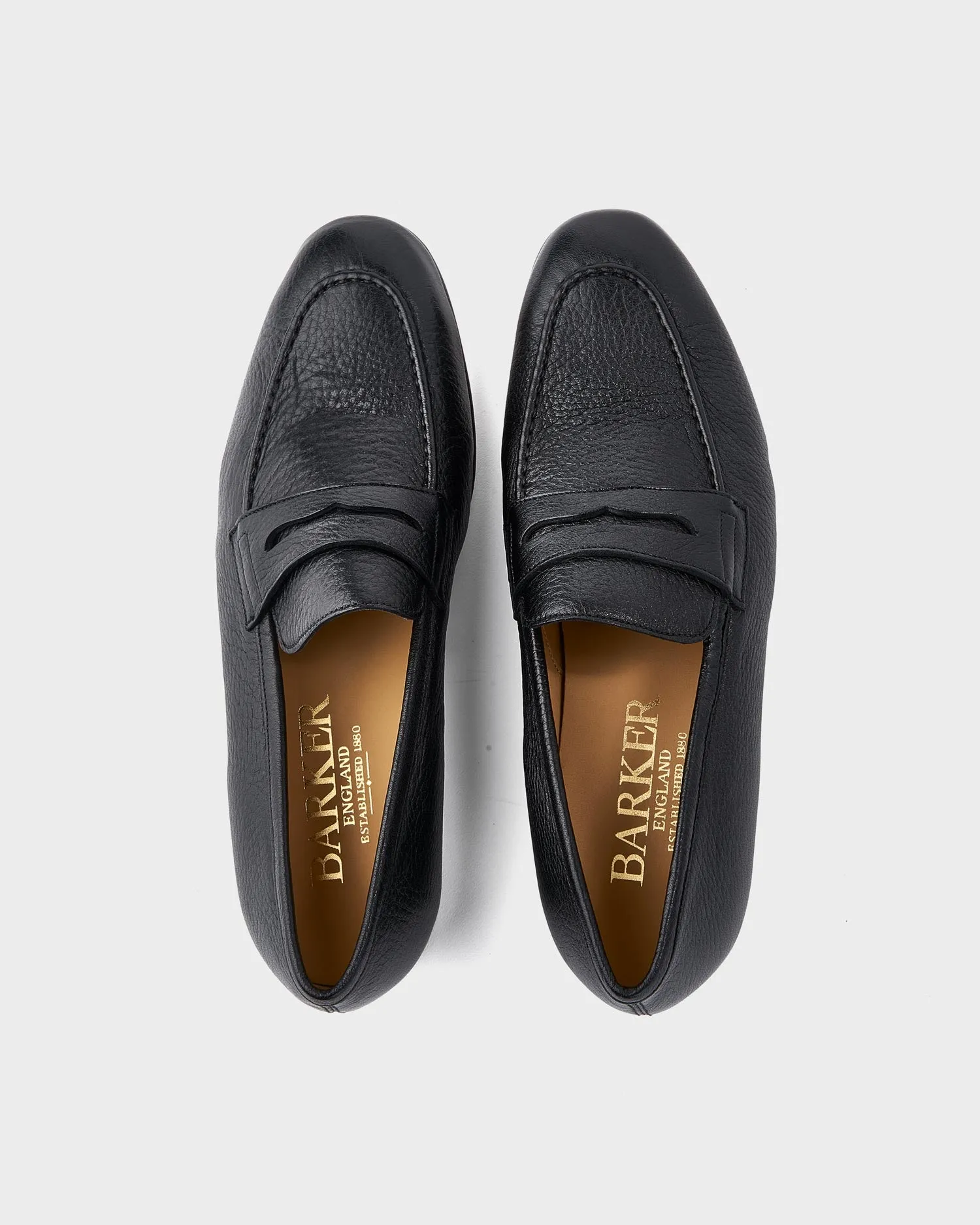 Ledley Black Deerskin Leather