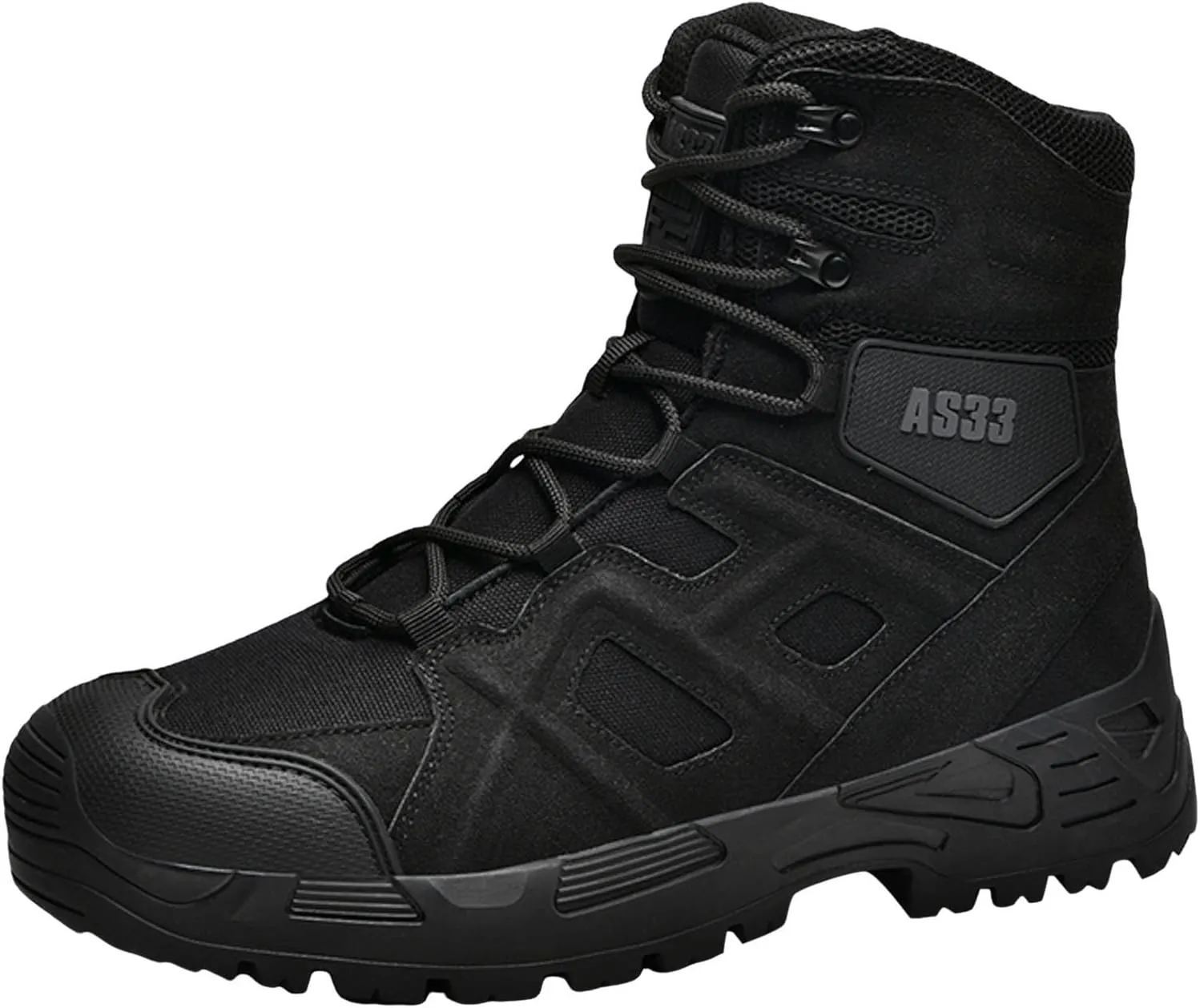 Men Ankle Boots Fashionable Men's Hiking Shoes Lace Up Comfortable And Breathable Durable Comfy Boots Water Proof And Damping Desert High Top Outdoor Training Shoes