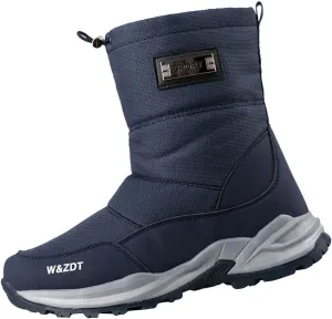 Men Work Boots Waterproof Hiking Sneakers Women's Slip On Warm Women Workout Shoes Business Casual Winter Backpacking Snow Botas Warm Water Hike Grounded Footwear