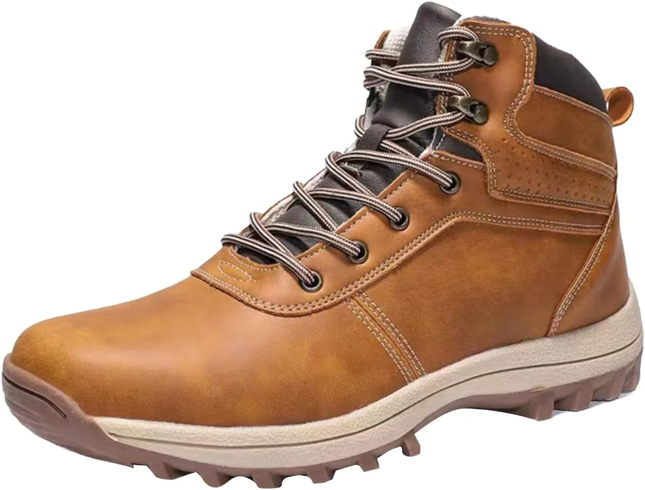 Men Work Boots Wide Width Hiking Sneakers Shoes with Hook Loop Womens Working Shoes Nonslip Outdoor Botas Waterproof Soft Toe Work Hike Grounded Footwear