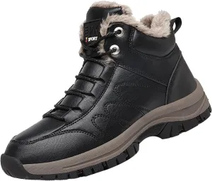 Men Work Boots Wide Width Hiking Sneakers Shoes with Hook Loop Womens Working Shoes Nonslip Outdoor Botas Waterproof Soft Toe Work Hike Grounded Footwear
