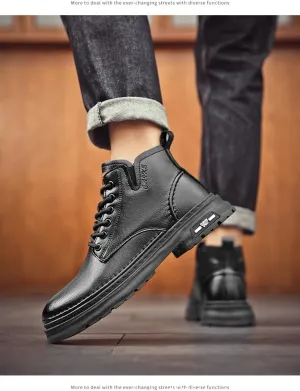 Men's Boots Hiking Boots for Men Casual Boots Mens Water-resistant Boots