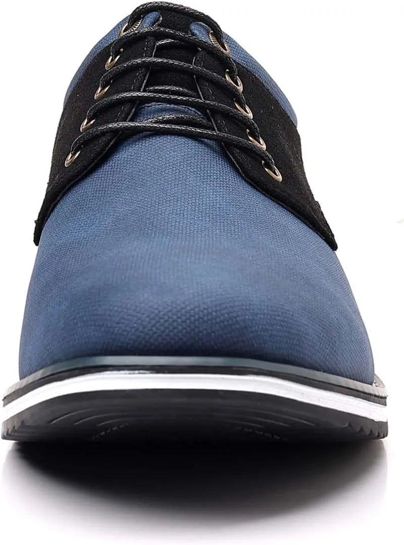 Men's Casual Dress Shoes Comfortable Oxford Shoes Business Formal Derby Sneakers