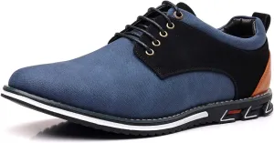 Men's Casual Dress Shoes Comfortable Oxford Shoes Business Formal Derby Sneakers