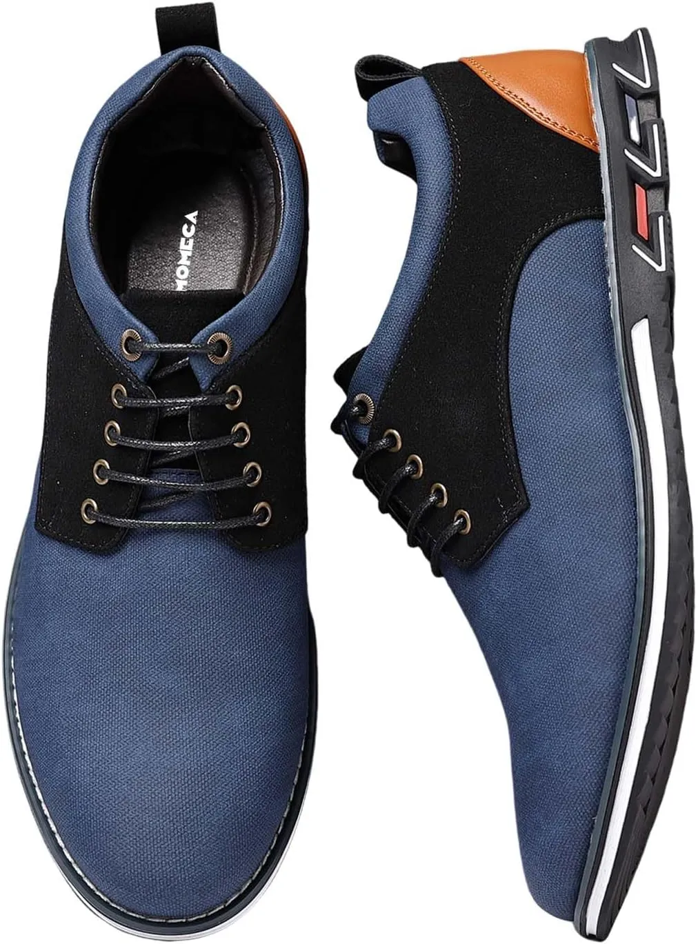 Men's Casual Dress Shoes Comfortable Oxford Shoes Business Formal Derby Sneakers