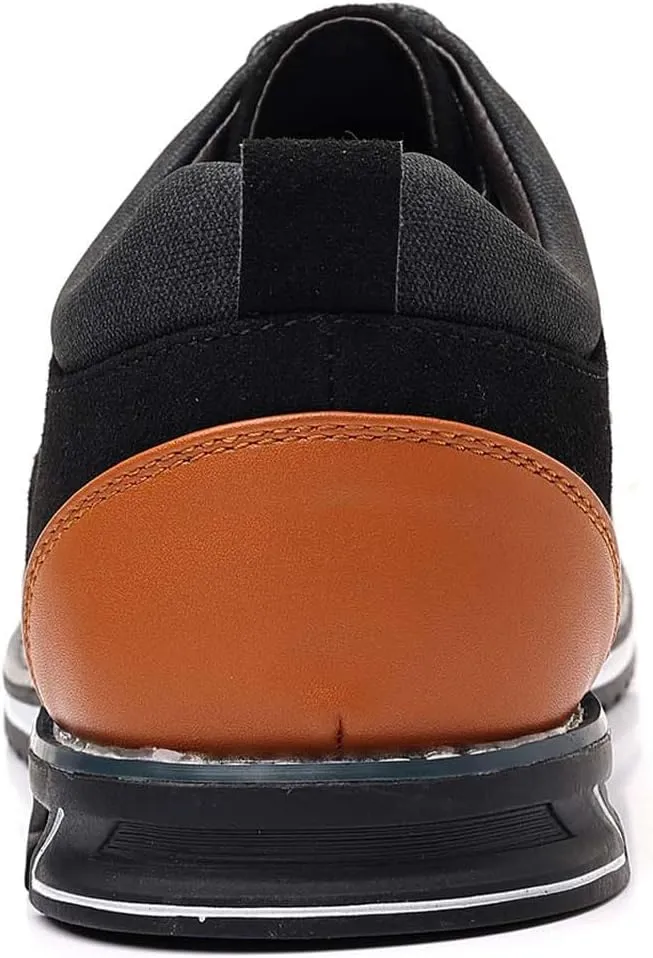 Men's Casual Dress Shoes Comfortable Oxford Shoes Business Formal Derby Sneakers