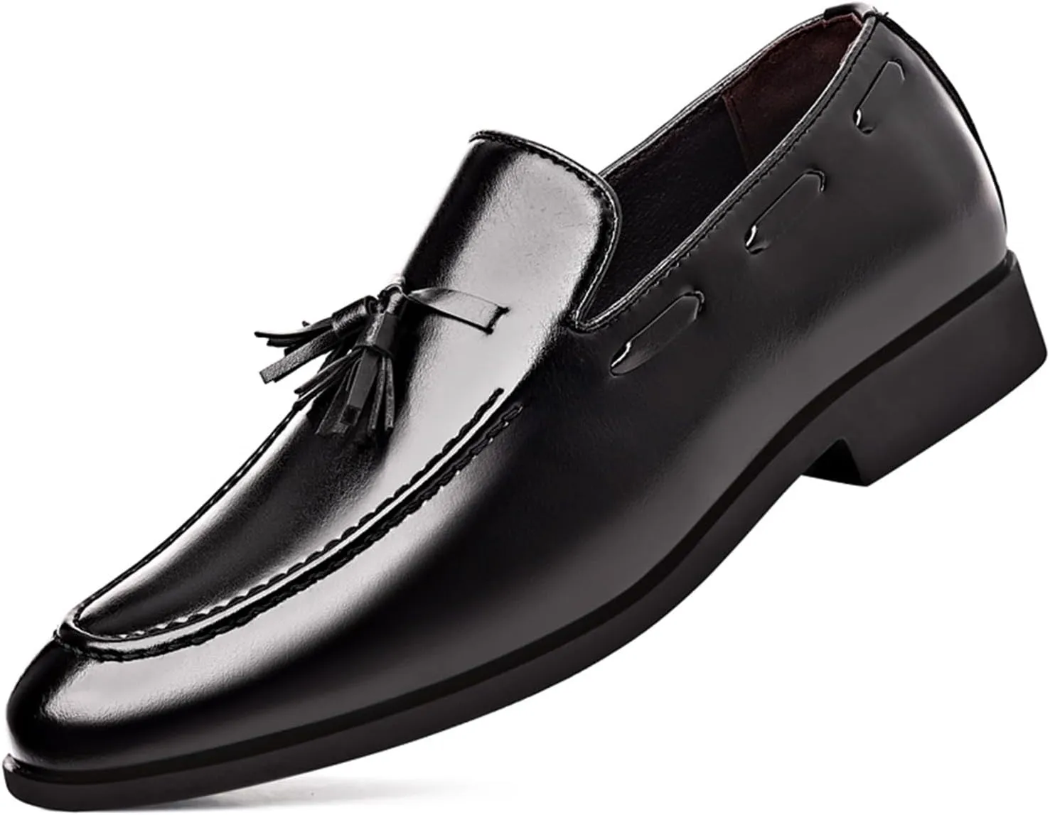 Men's Fashion Tassels Dress Shoes Slip-On Loafers Formal Business Casual Moccasins Driving Leather Shoes
