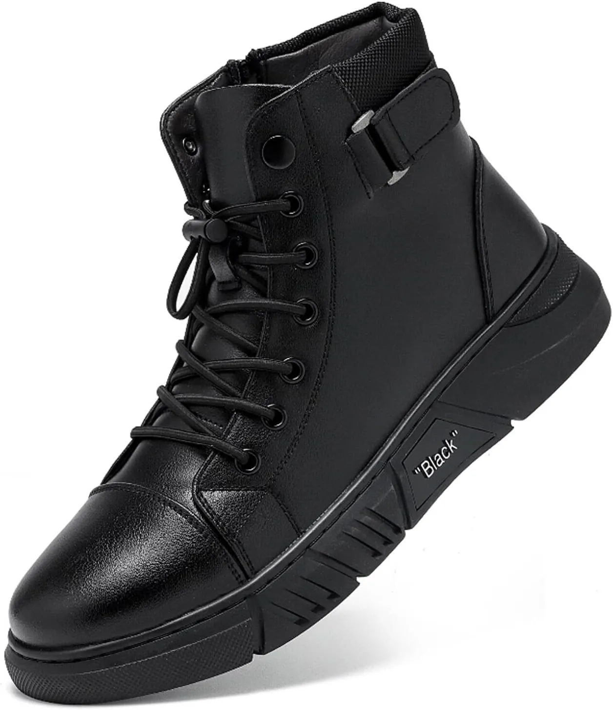 Men??s Italian Handmade High-Top Leather Boots Men??s Motorcycle Shoes Non-Slip Soft Business Boots