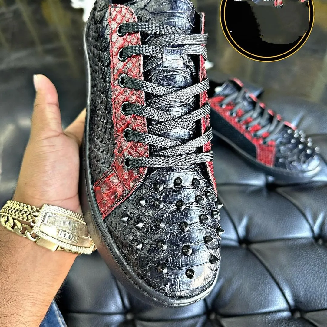 Men's Leather Casual Sneakers