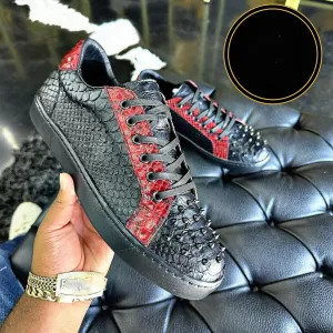 Men's Leather Casual Sneakers