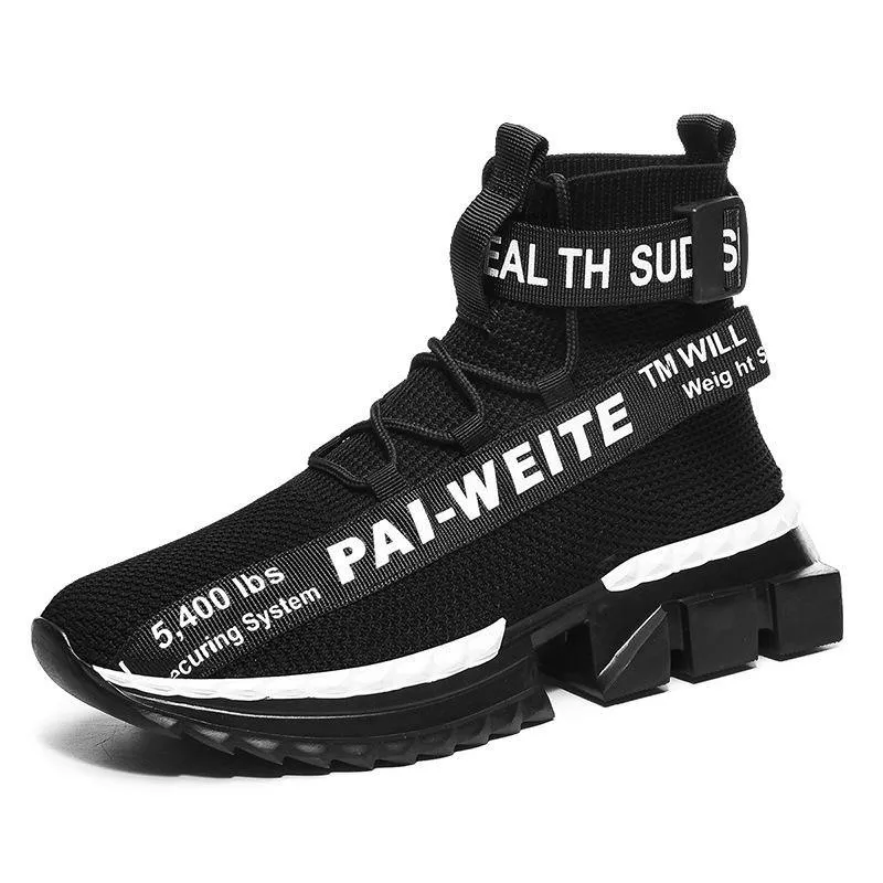 Men's Outdoor Flashy Walking High Top Sneakers